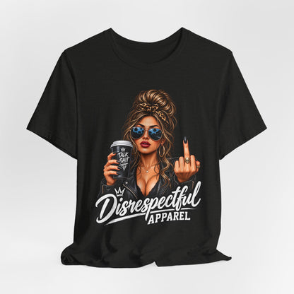 Coffee & Contempt — Black Graphic Tee