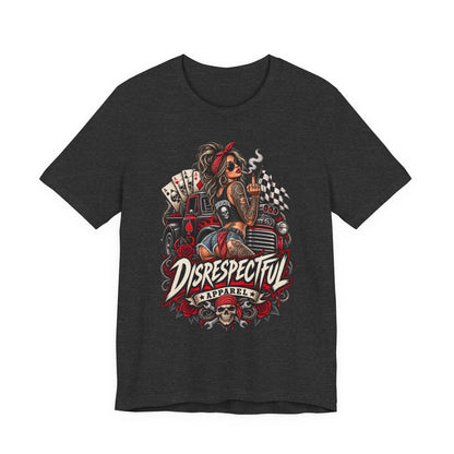 Disrespectful Apparel Pin-Up Racing Tee