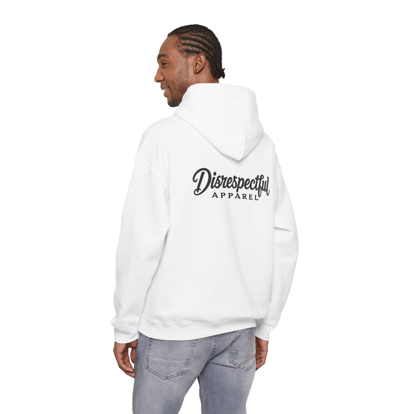 DA Script Logo — Black — Back-Print Graphic Hoodie