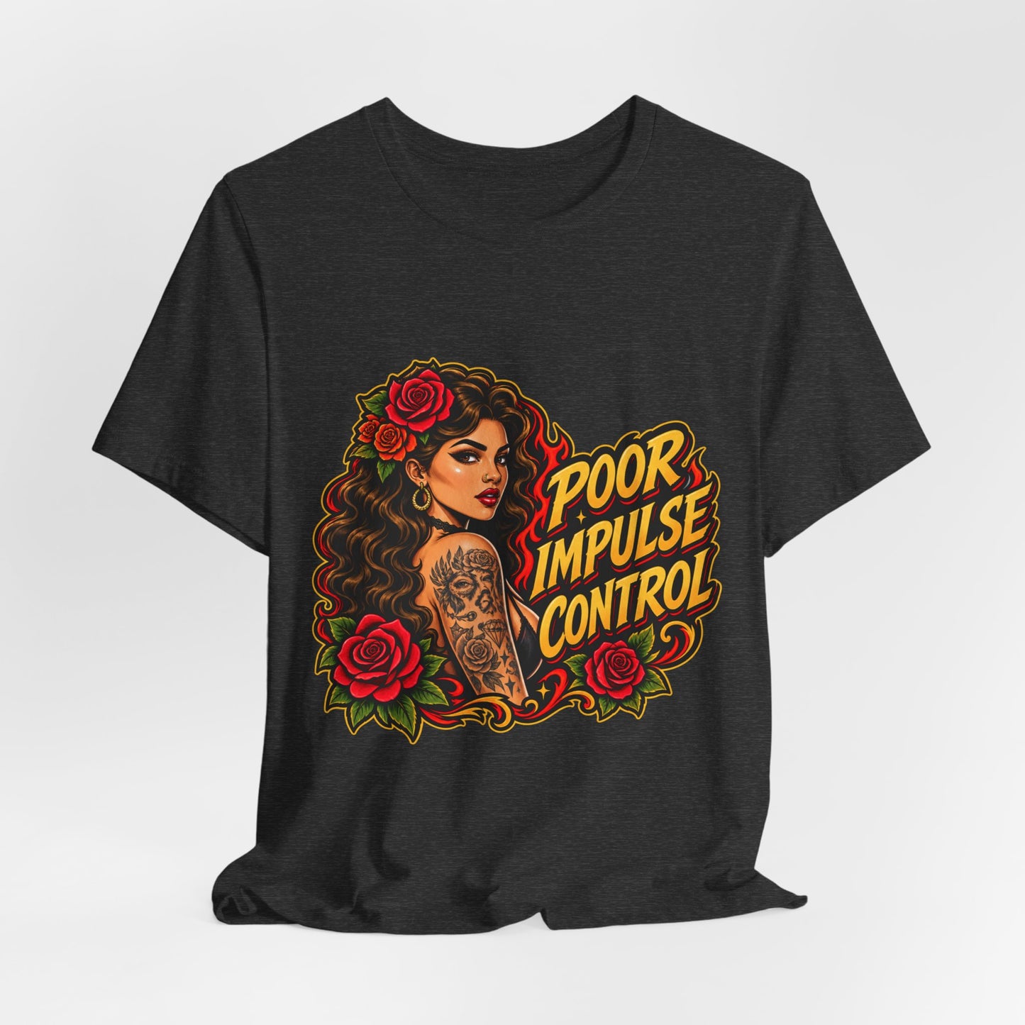 Poor Impulse Control — Tattoo Girl Graphic Tee
