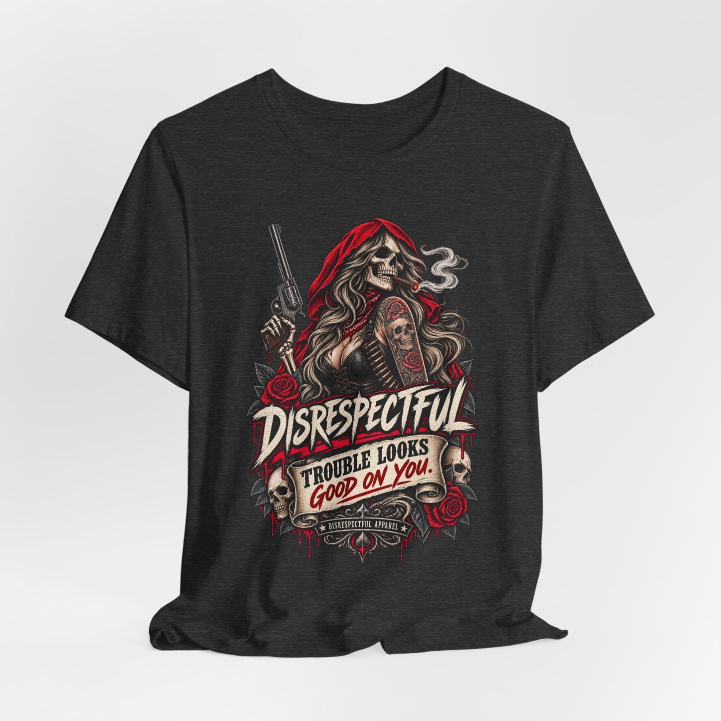 Disrespectful 'Trouble Looks Good On You' Graphic Tee