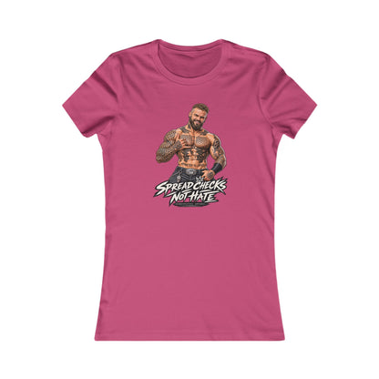 Spread Cheeks Not Hate — Tattooed Biker Women's Graphic Tee