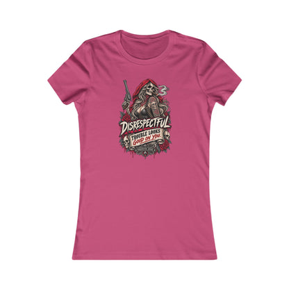 Disrespectful 'Trouble Looks Good On You' — Women's Favorite Graphic Tee