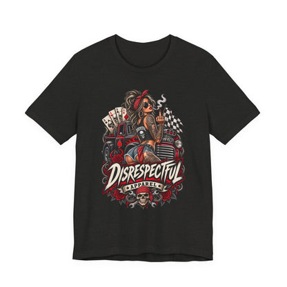 Disrespectful Apparel Pin-Up Racing Tee