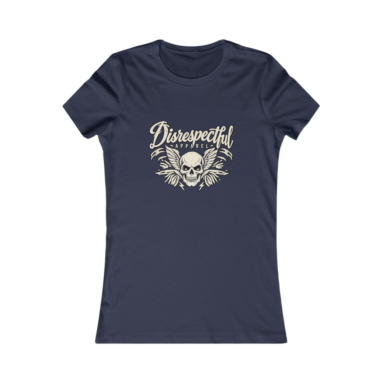 Disrespectful Apparel Skull — Women's Favorite Graphic Tee