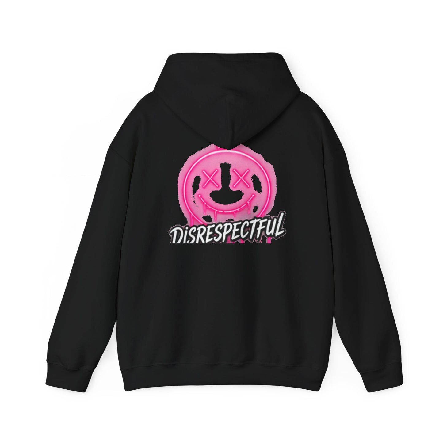 Pink Graffiti Smile — Back-Print Graphic Hoodie