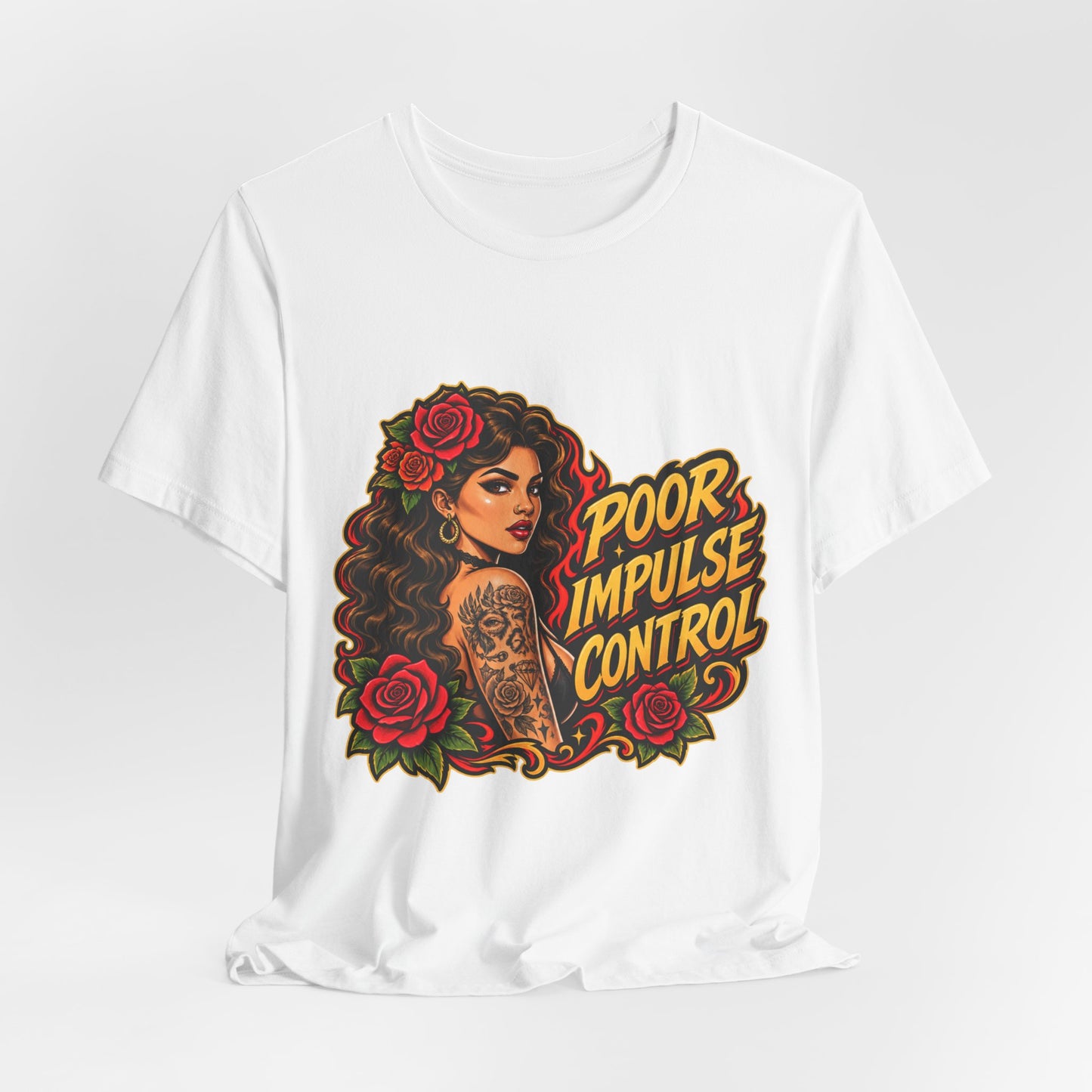 Poor Impulse Control — Tattoo Girl Graphic Tee