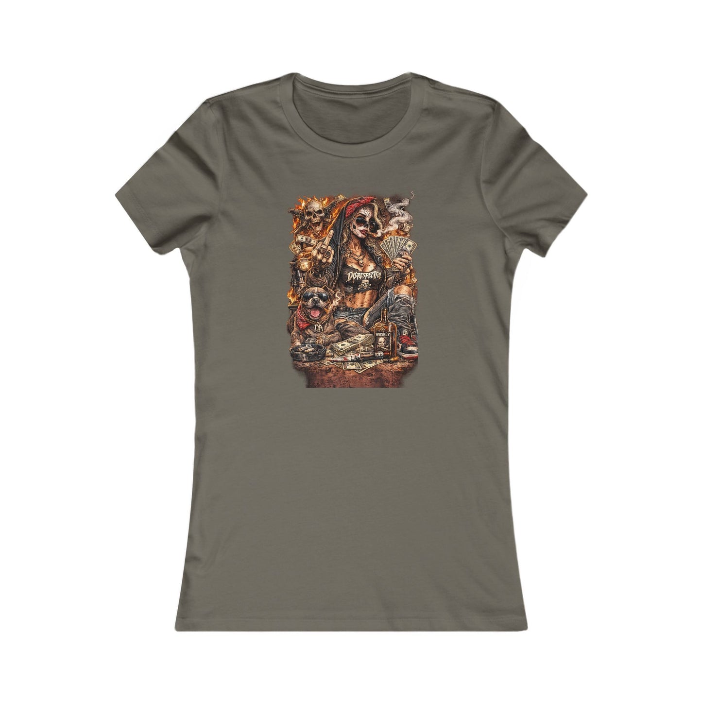 Skull Gambler — Women's Favorite Graphic Tee