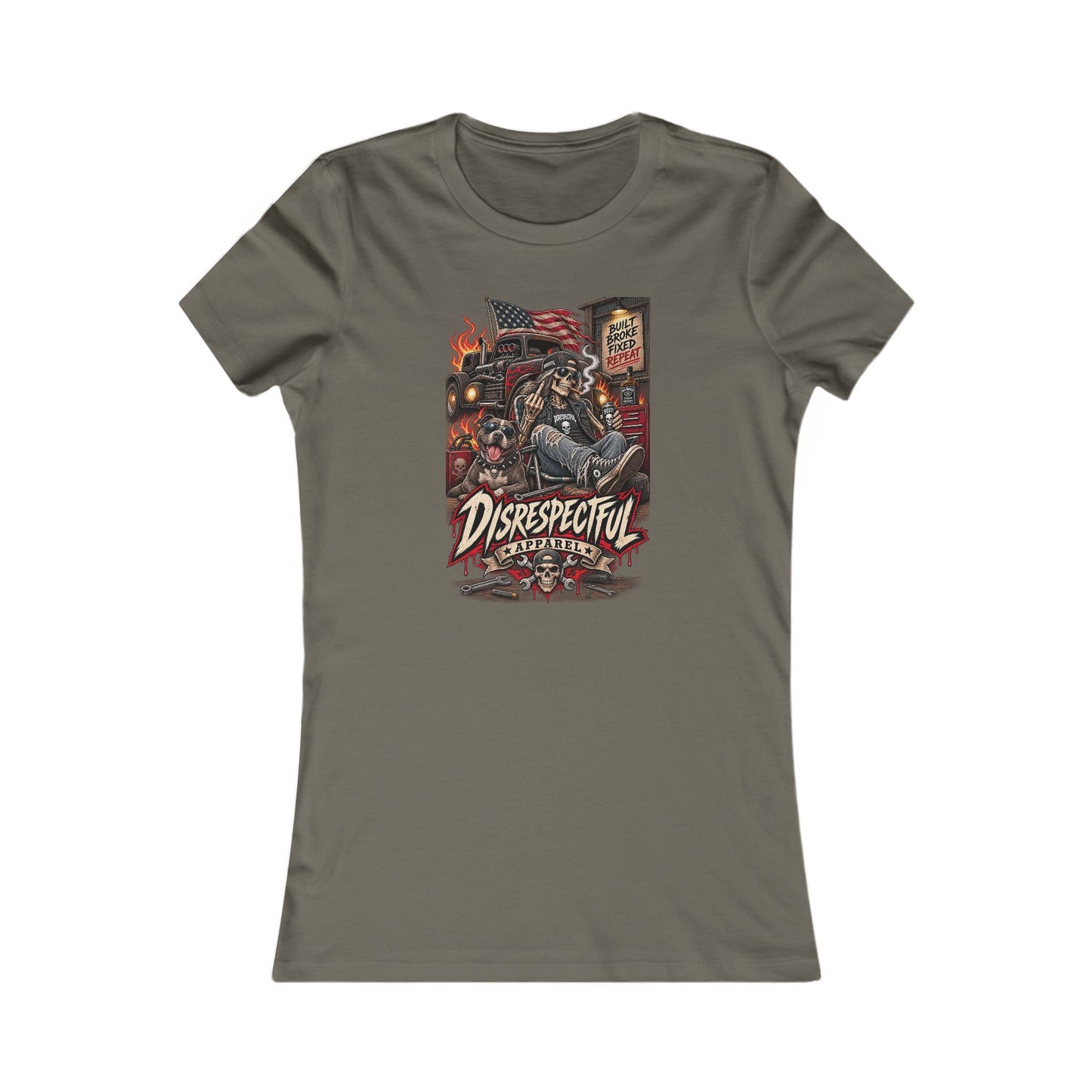 Disrespectful Trucker — Women's Favorite Graphic Tee