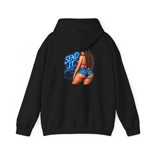 Send It — Street Racer — Back-Print Graphic Hoodie