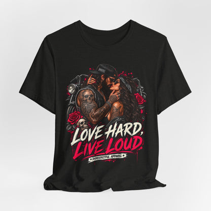 Love Hard Live Loud Graphic Tee