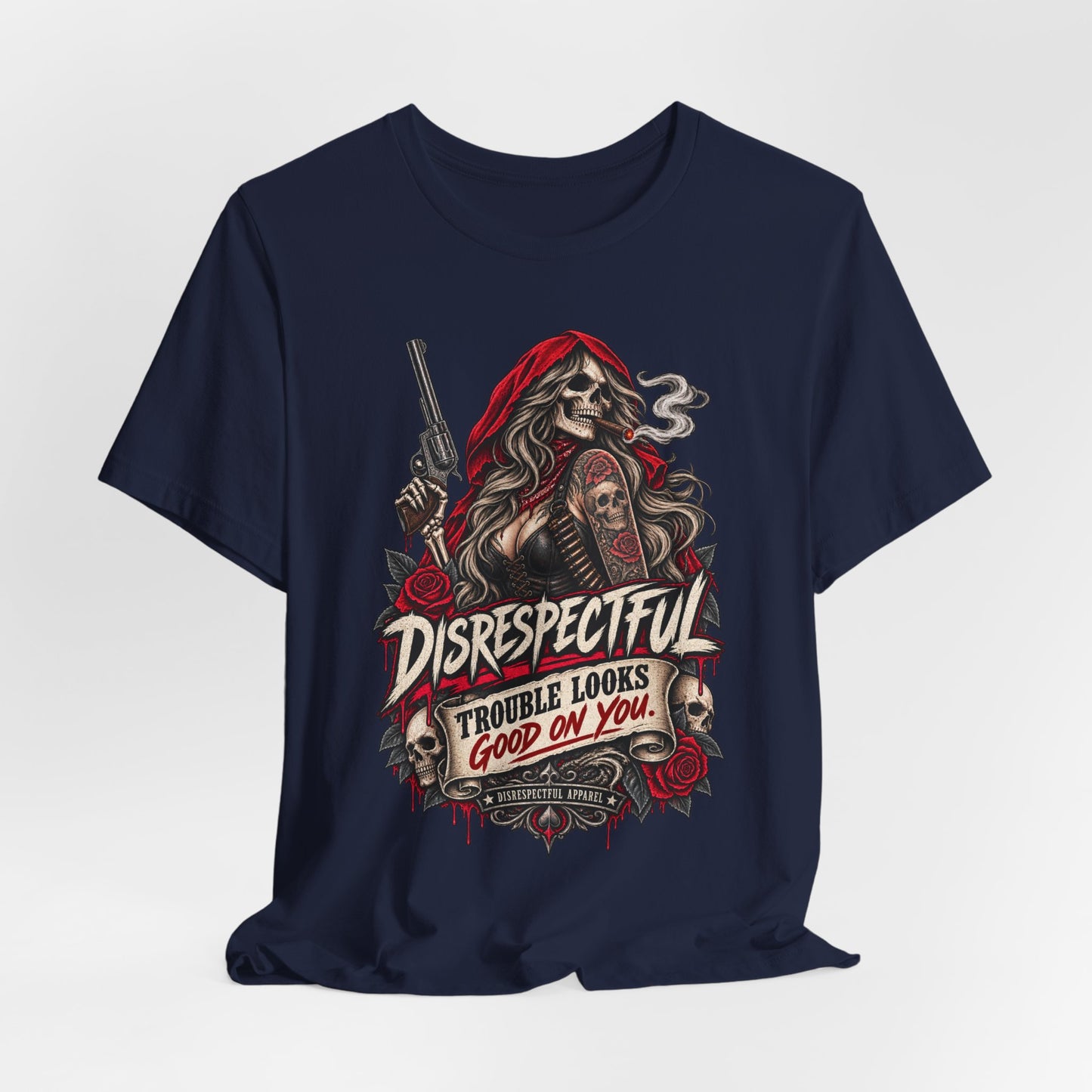 Disrespectful 'Trouble Looks Good On You' Graphic Tee