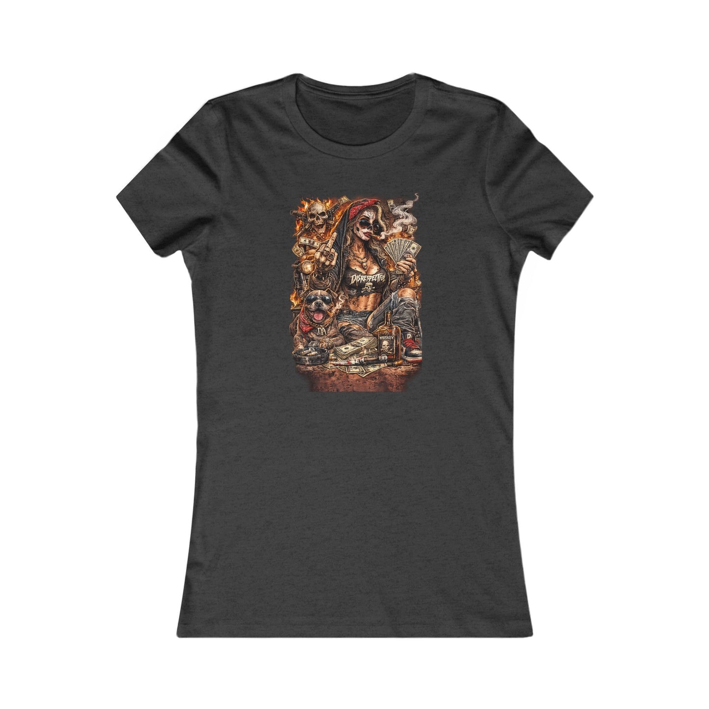 Skull Gambler — Women's Favorite Graphic Tee