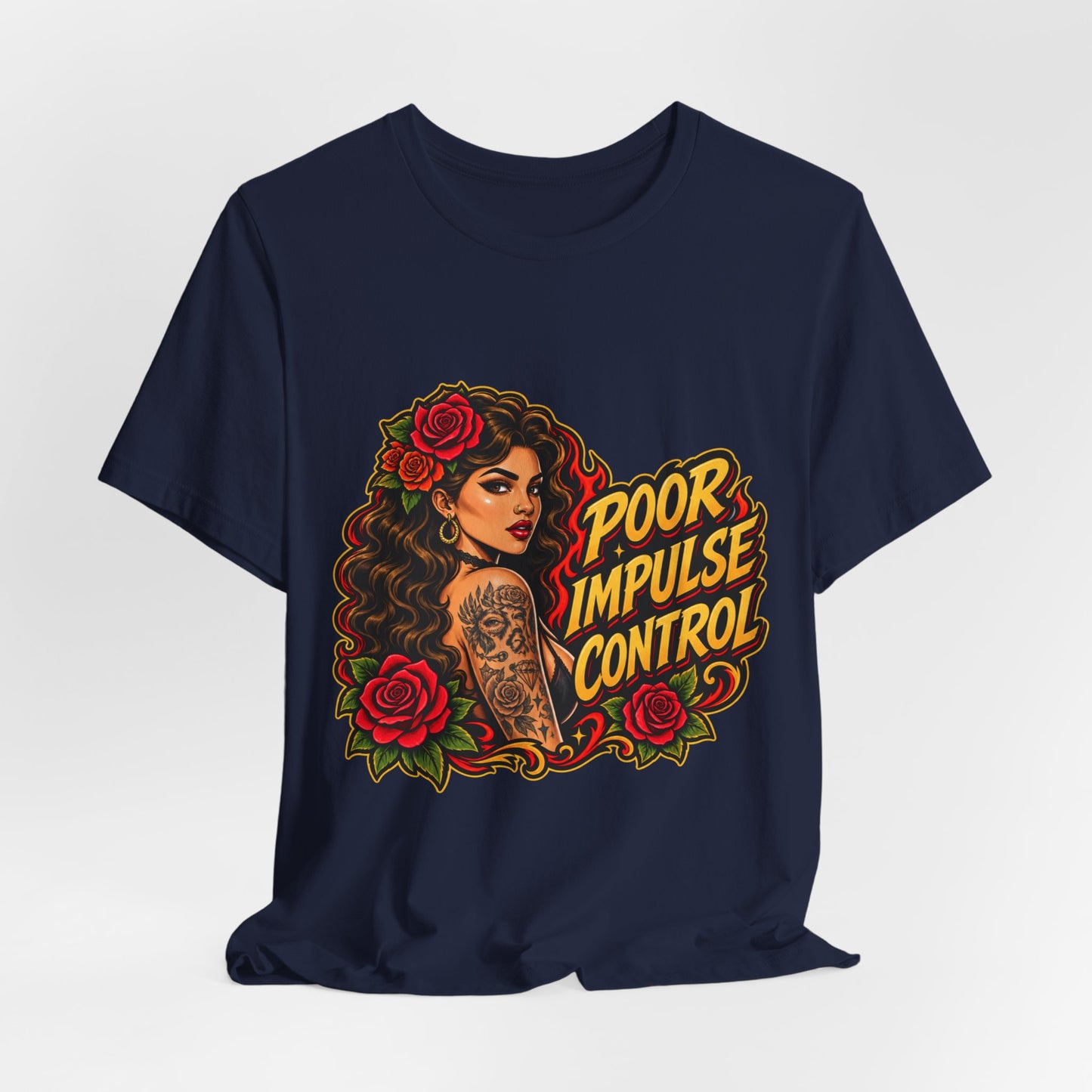 Poor Impulse Control — Tattoo Girl Graphic Tee