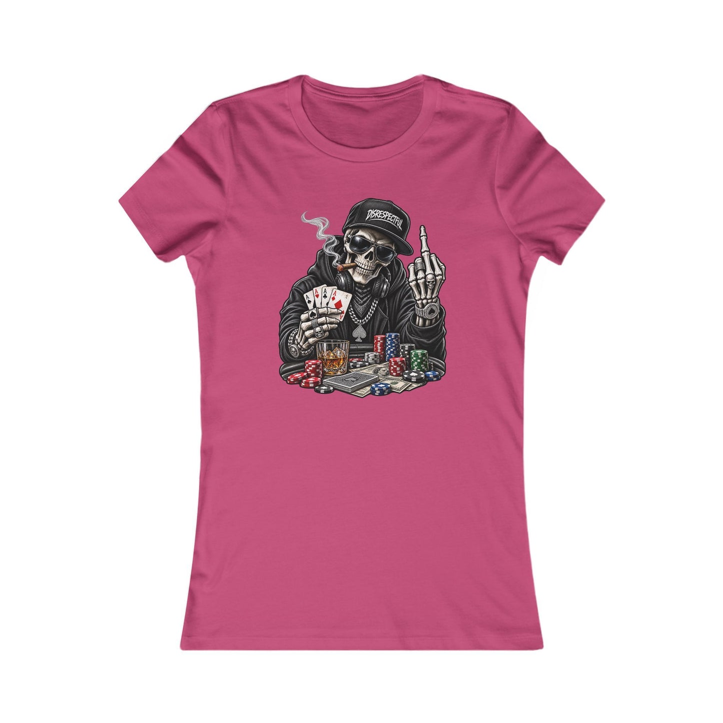 Skull Poker — Women's Favorite Graphic Tee