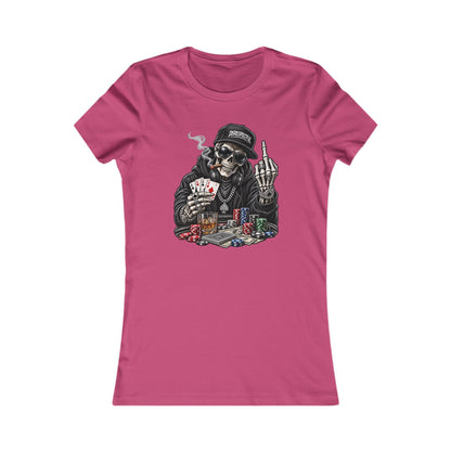 Skull Poker — Women's Favorite Graphic Tee