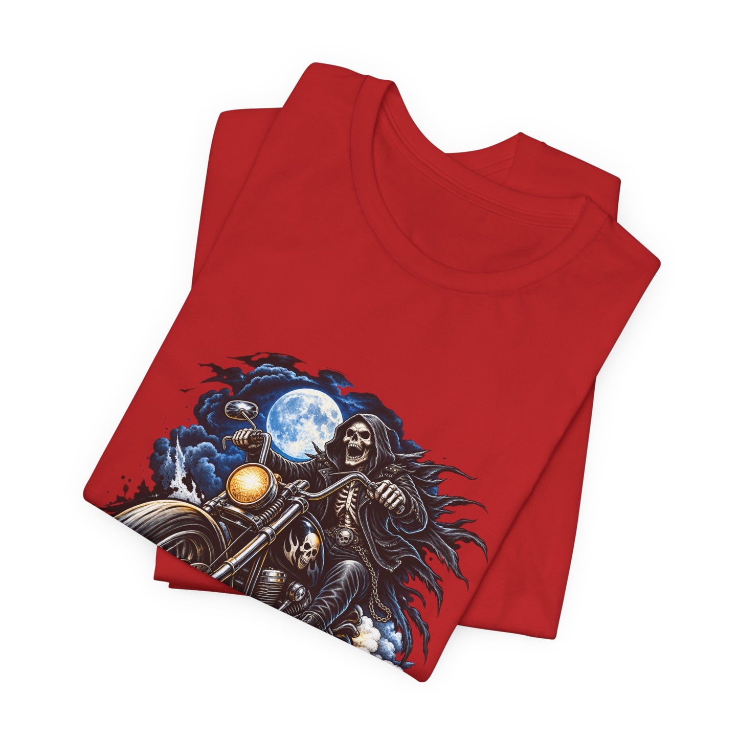 Ride or Die Motorcycle Tee — Biker Skull Rider Graphic Shirt
