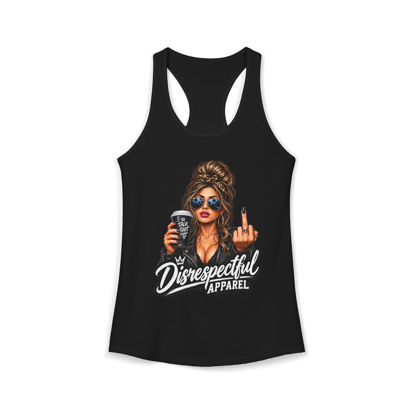Coffee & Contempt — Women's Racerback Tank