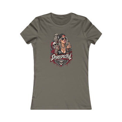 Defiant Pin-Up Skull — Women's Favorite Graphic Tee