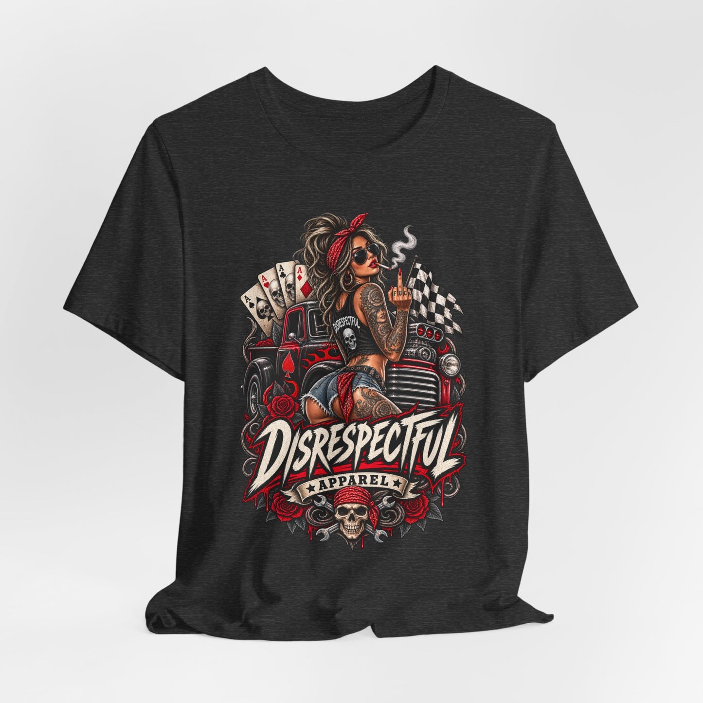 Disrespectful Apparel Pin-Up Racing Tee