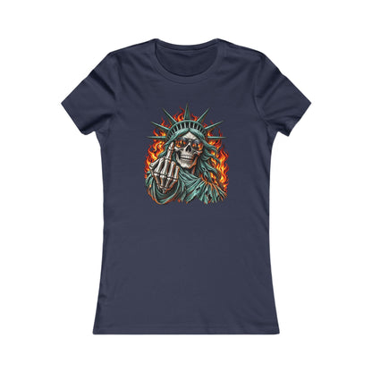 Skull Liberty — Women's Favorite Graphic Tee