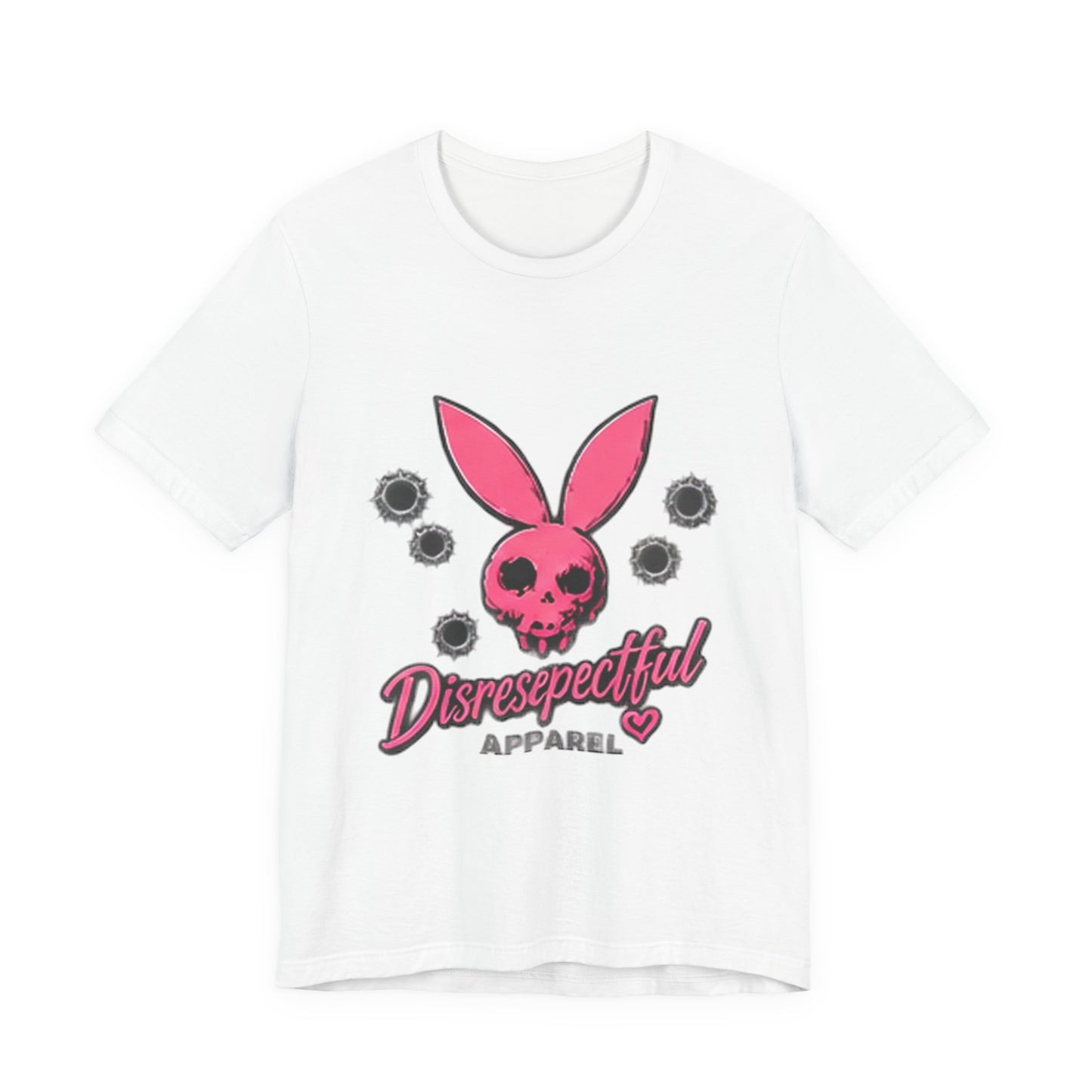 Skull Bunny Tee — Pink Graphic Tee