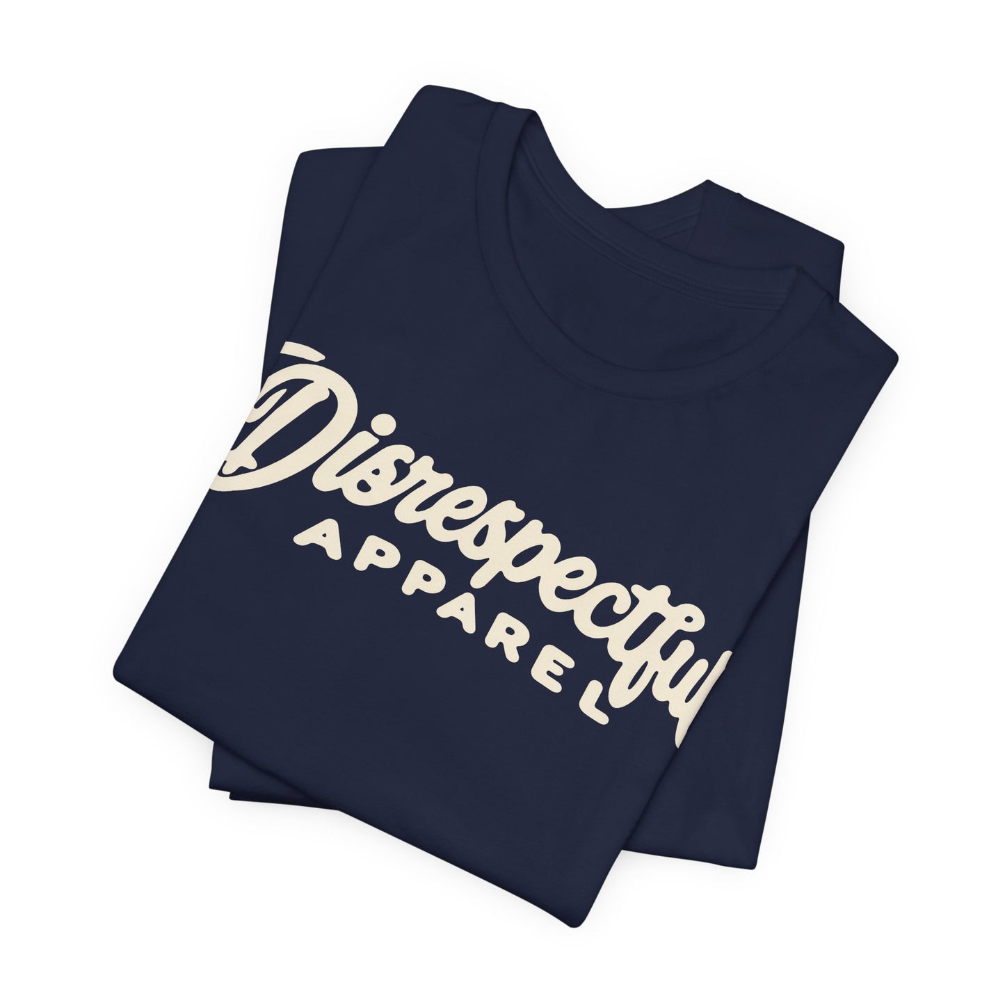 Disrespectful Apparel Script Logo Tee — Casual Graphic T-Shirt