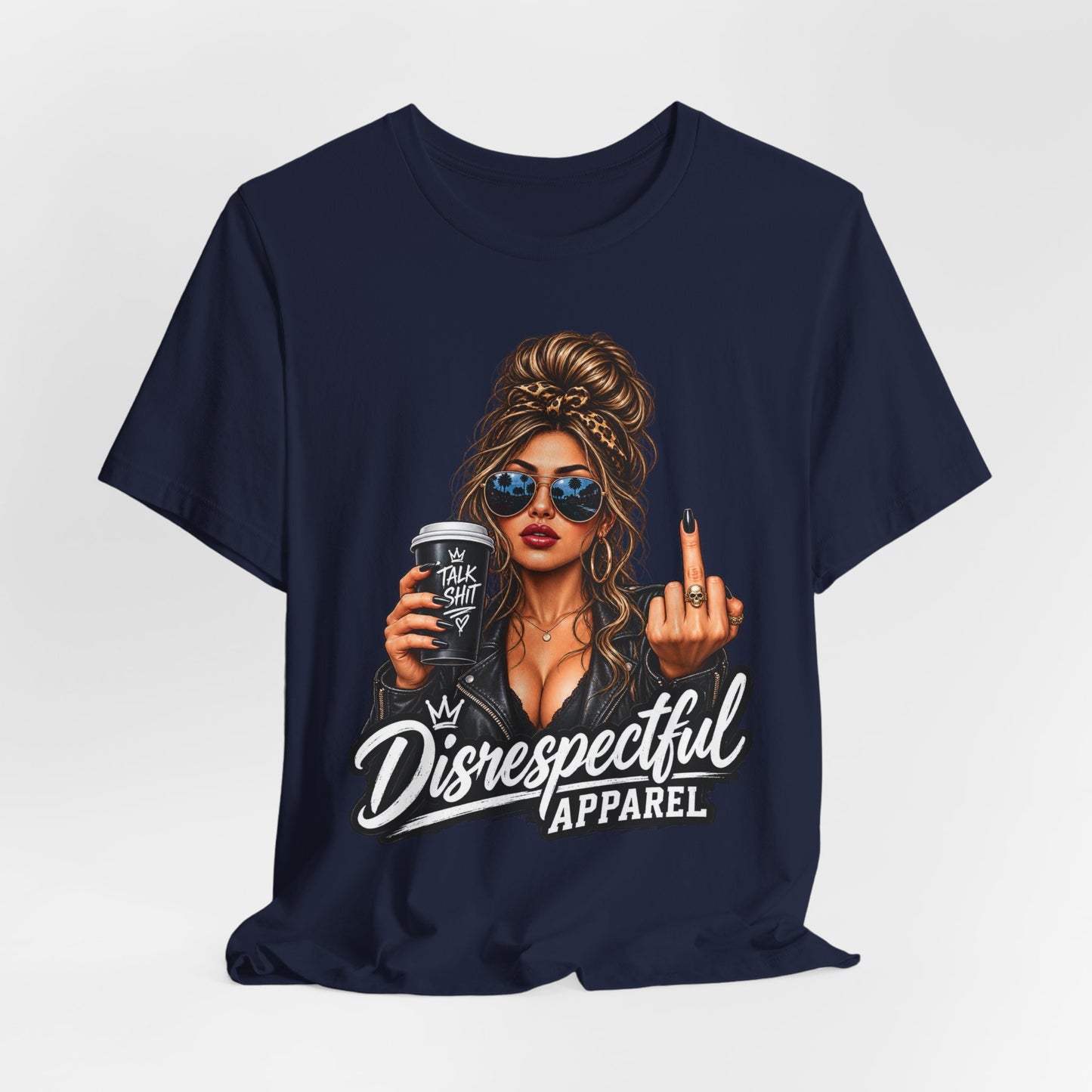 Coffee & Contempt — Black Graphic Tee