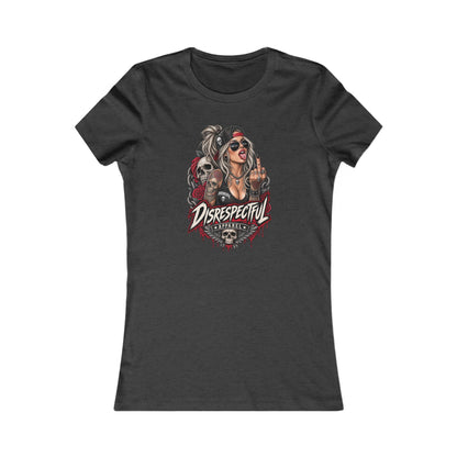 Defiant Pin-Up Skull — Women's Favorite Graphic Tee