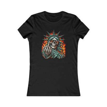 Skull Liberty — Women's Favorite Graphic Tee