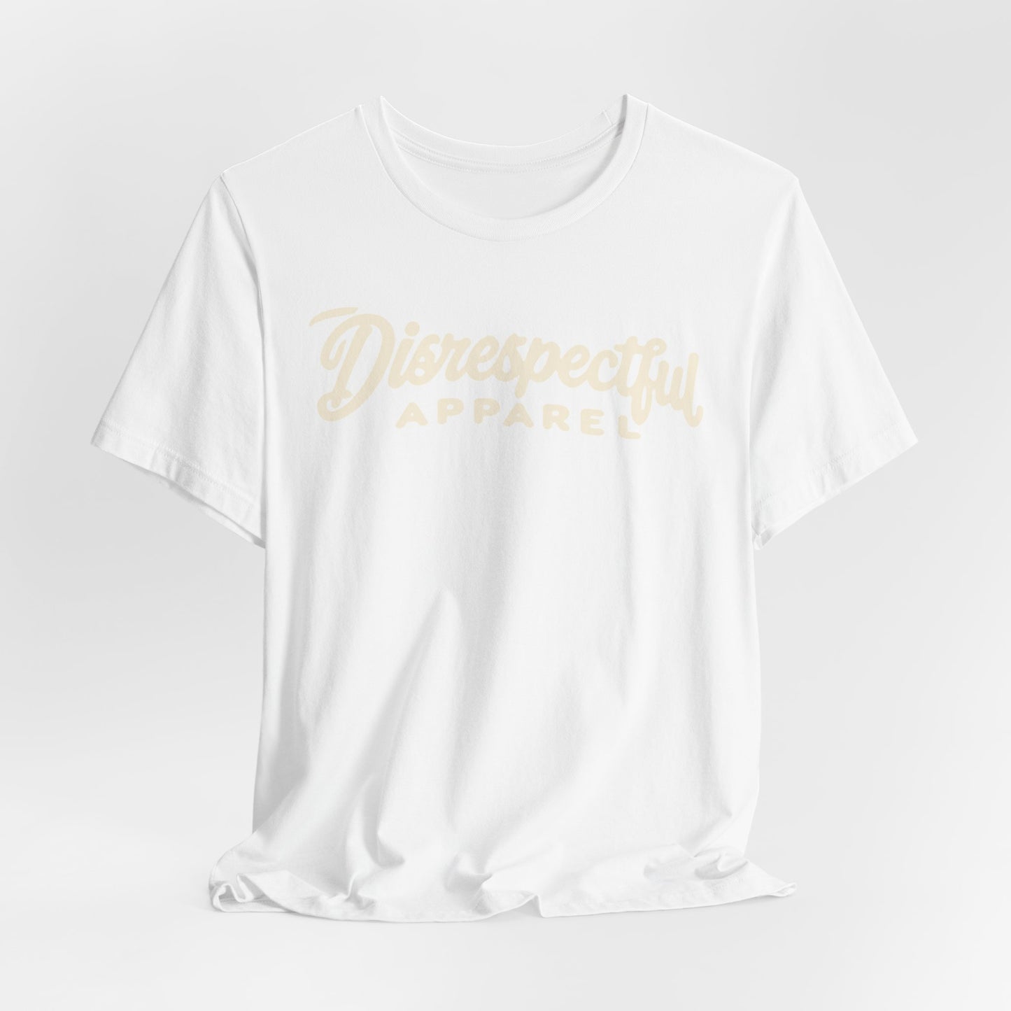 Disrespectful Apparel Script Logo Tee — Casual Graphic T-Shirt