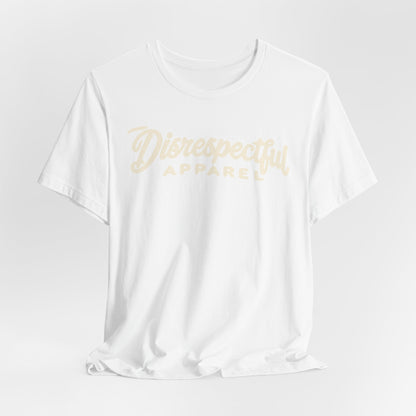 Disrespectful Apparel Script Logo Tee — Casual Graphic T-Shirt