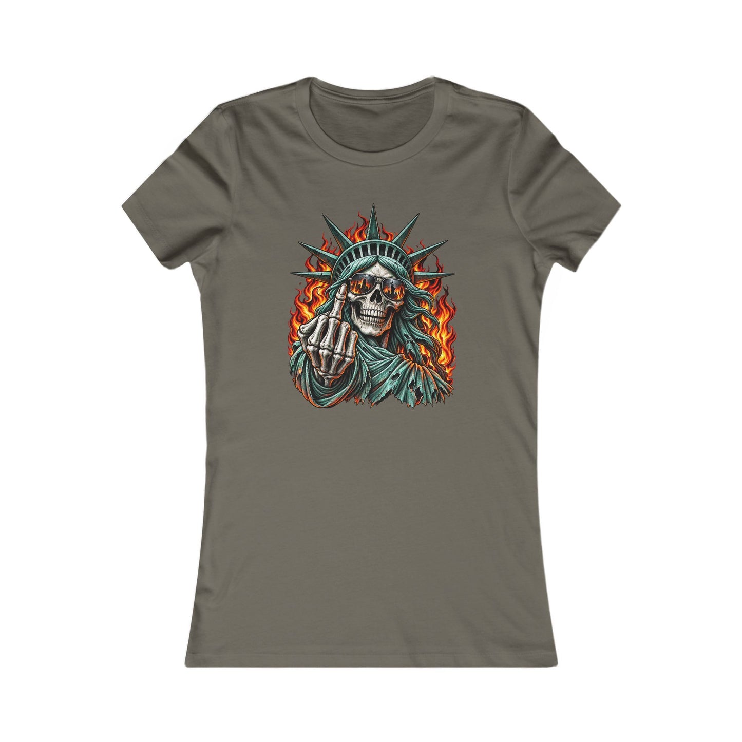 Skull Liberty — Women's Favorite Graphic Tee