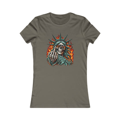 Skull Liberty — Women's Favorite Graphic Tee