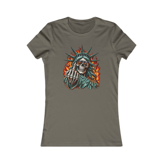 Skull Liberty — Women's Favorite Graphic Tee