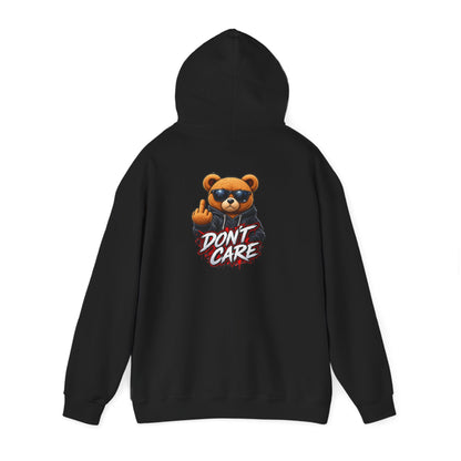 Don’t Care Bear — Back-Print Graphic Hoodie