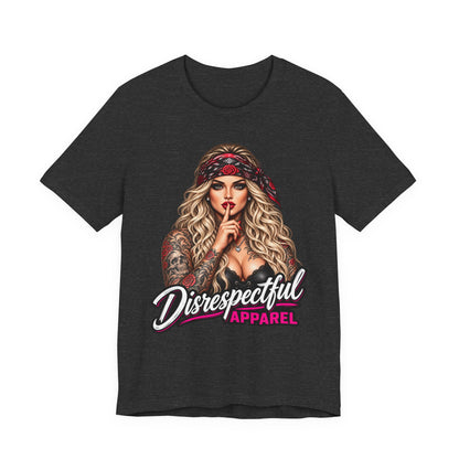 Shut Your Mouth — Tattooed Rocker Black Tee