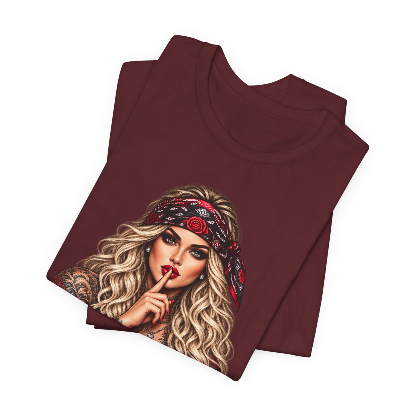 Shut Your Mouth — Tattooed Rocker Black Tee
