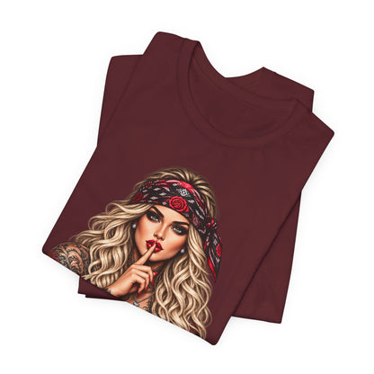 Shut Your Mouth — Tattooed Rocker Black Tee