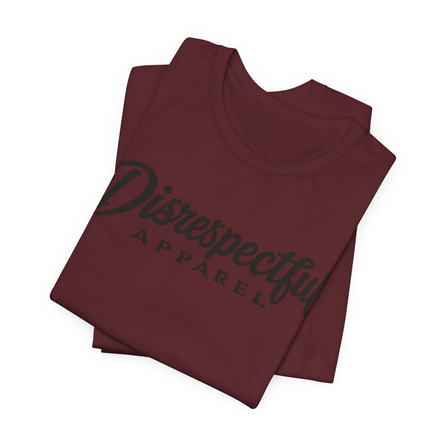 Disrespectful Apparel Script Logo — Graphic Tee