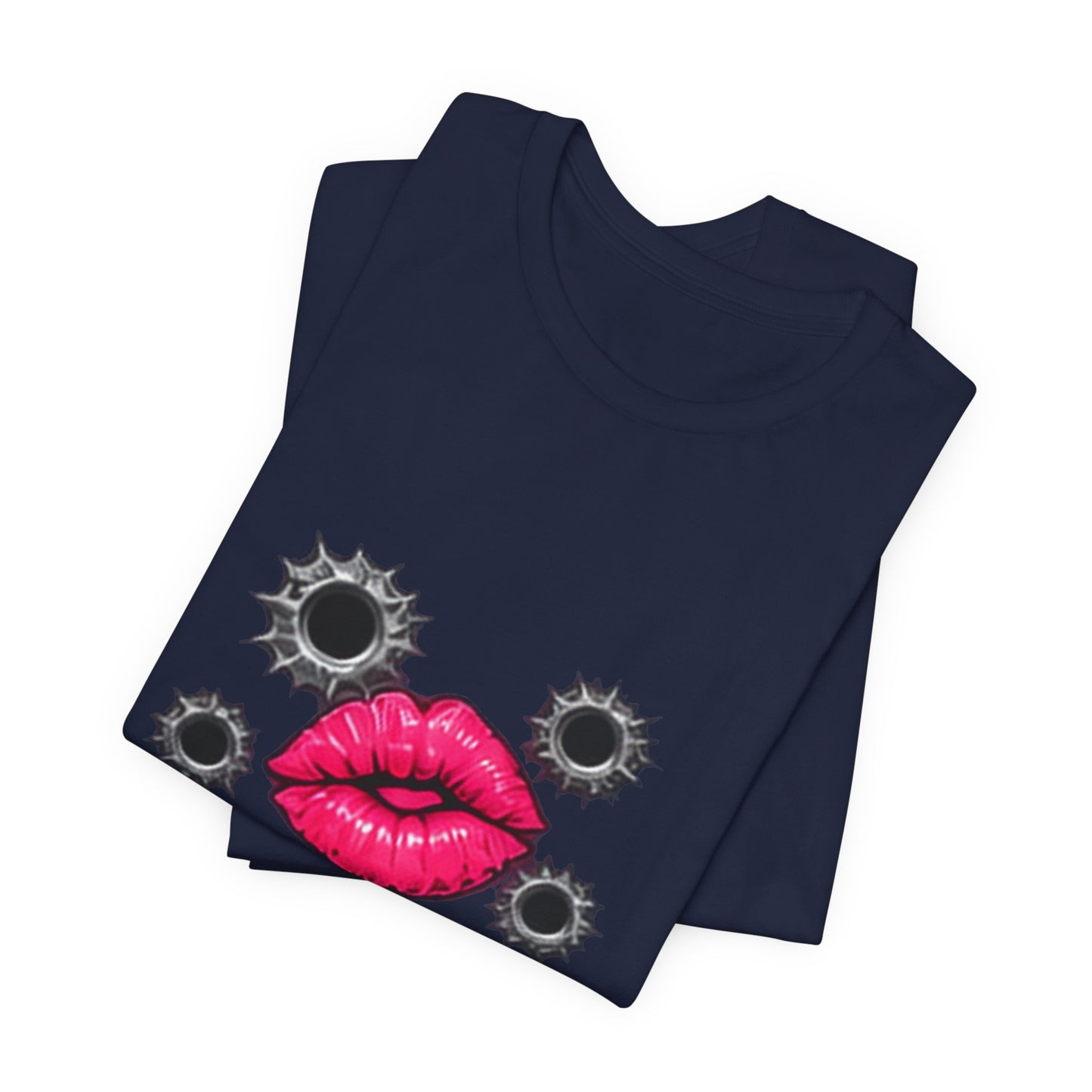 Kiss & Bullet Hole Tee