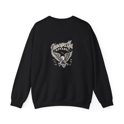 Eagle Script Logo — Back-Print Graphic Crewneck