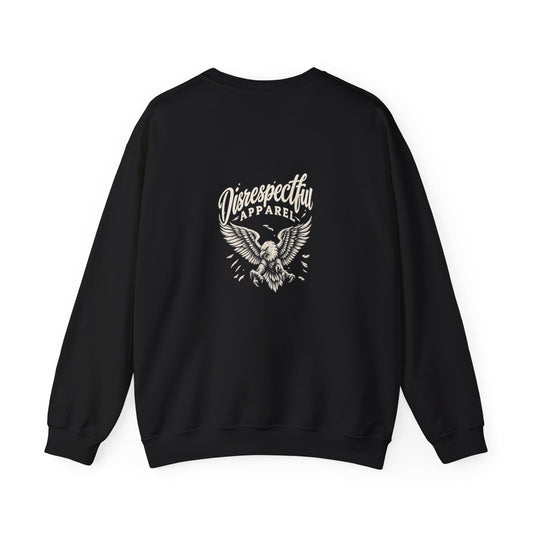 Eagle Script Logo — Back-Print Graphic Crewneck