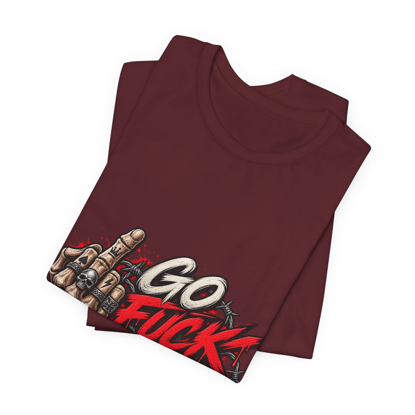Go Fuck Yourself — Middle Finger Street Art Tee