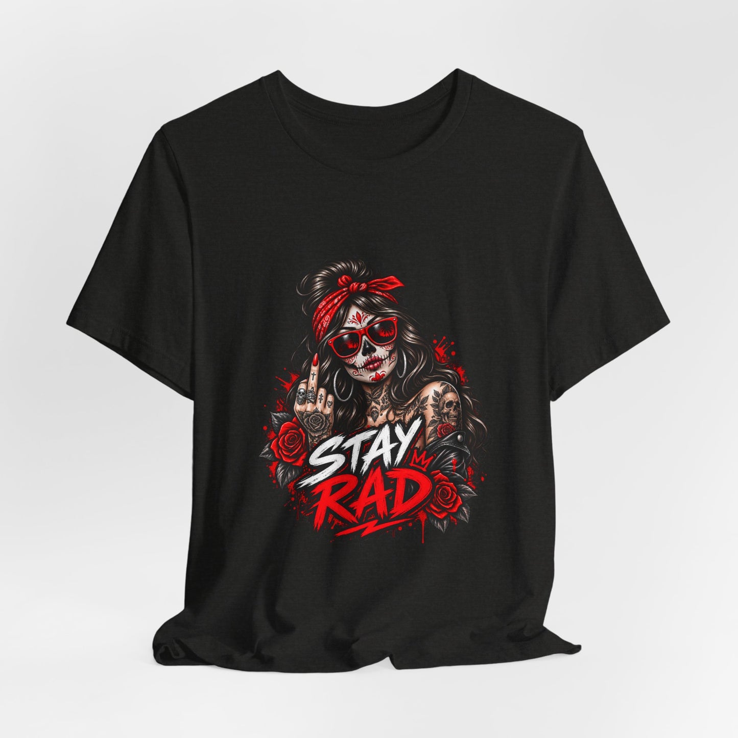 Stay Rad Skull Girl T-Shirt