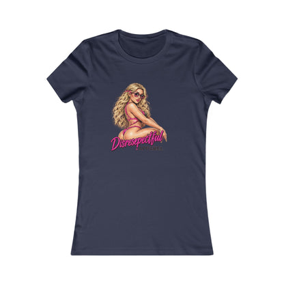Disrespectful Vintage Pin-Up — Women's Favorite Graphic Tee