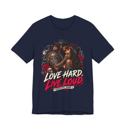Love Hard Live Loud Graphic Tee