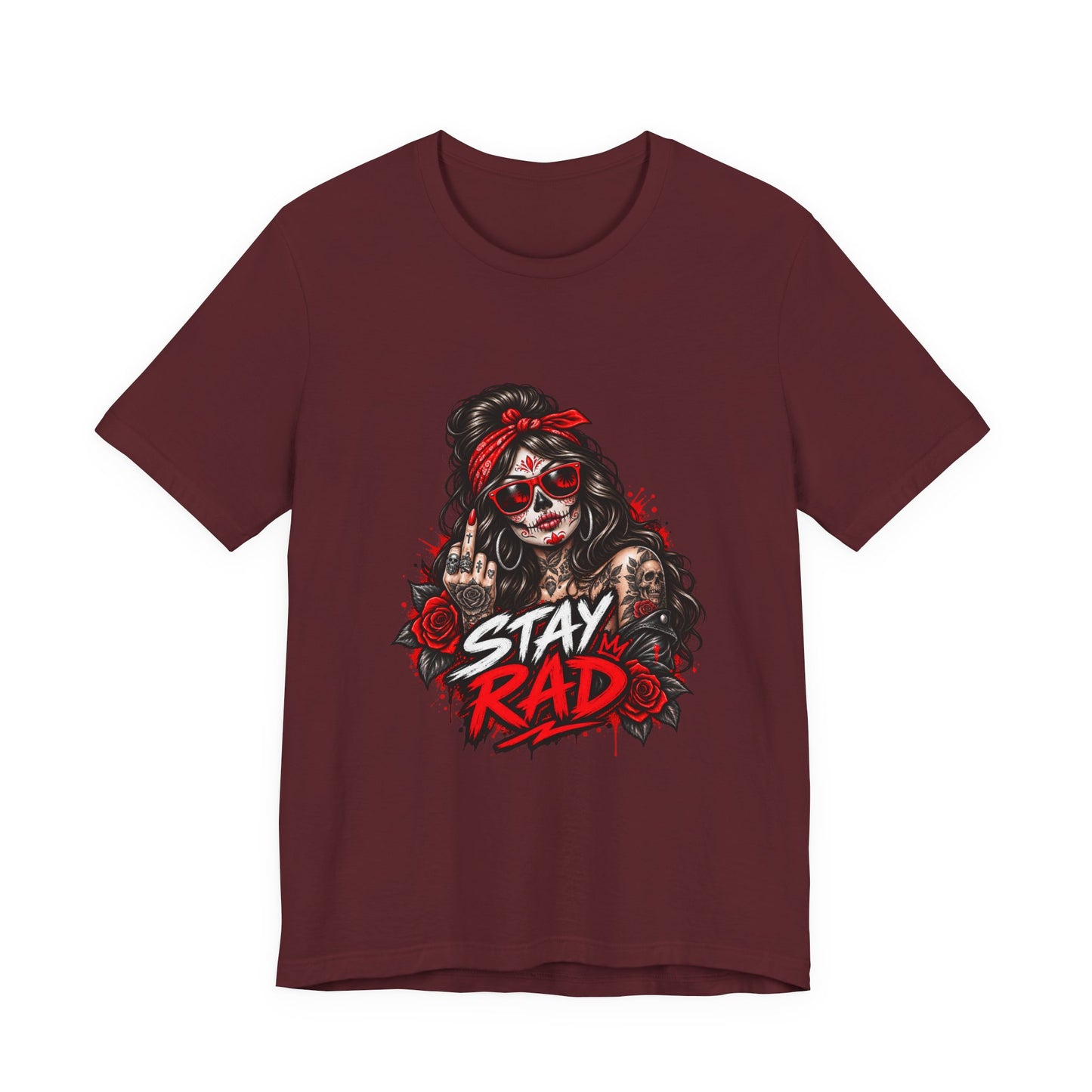 Stay Rad Skull Girl T-Shirt