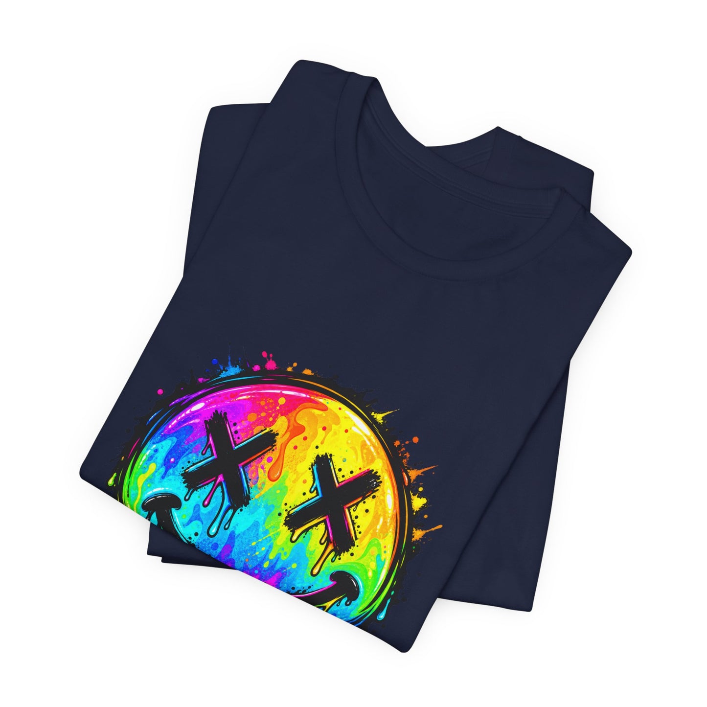 Rainbow Drip Smiley T-Shirt