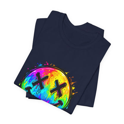 Rainbow Drip Smiley T-Shirt